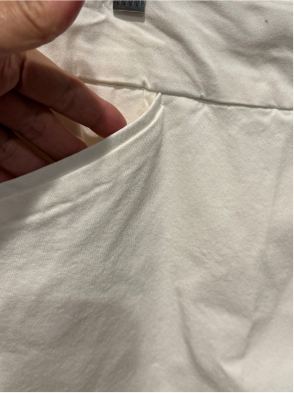 Women's Chico's Perfect Stretch Mini Skort White Size 3X - Picture 3 of 11